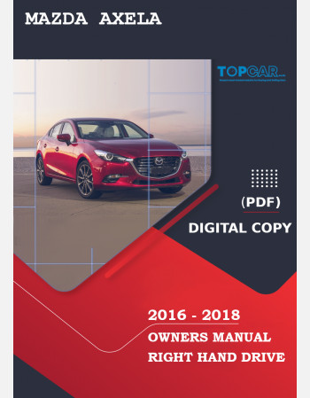 2016 - 2017 mazda axela - mazda3 owners manual